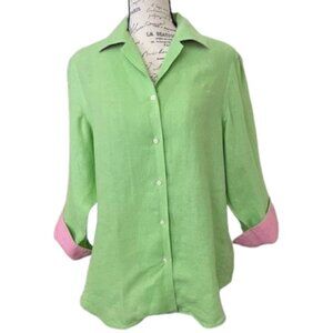 Lauren Ralph Lauren Linen Button Down Shirt